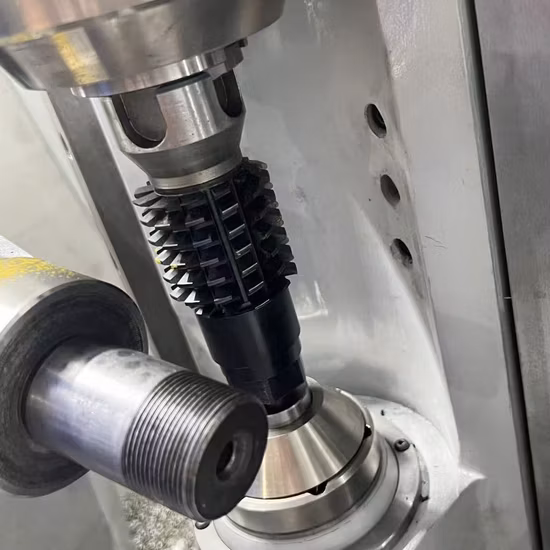 높은 내마모성 CNC 기계 건식 절단 나선형/웜기어 호브 커터