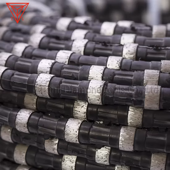 화강암 대리석 채석장 절단용 D11.5mm 다이아몬드 와이어 쏘